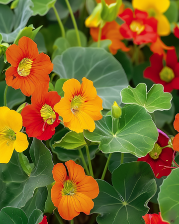 Blomsterkarse Mixed Single frø (Tropaeolum majus) – enårig blomst