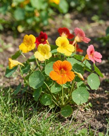 Blomsterkaransefro Tom Thumb (Tropaeolum majus) – ettårigt blomsterfrø fra SeedsChoice