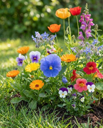 Spiselig mix til retter og dekoration – ettårige blomsterfrø fra SeedsChoice
