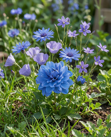 Blue Summer Mix Shades – etårige blomsterfrø fra SeedsChoice