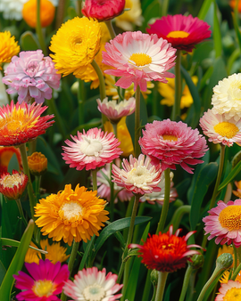 Evighedsblomster frø – etårig blanding til tørring og afskæring