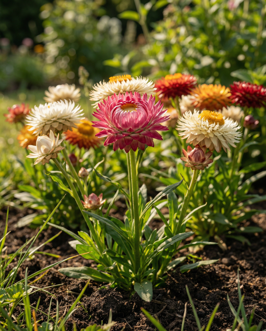 Everlasting Mix For Drying And Cutting – ettårige blomsterfrø fra SeedsChoice