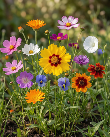 Sommerfugleblanding til sommerfugle og bier – etårigt blomsterfrø fra SeedsChoice
