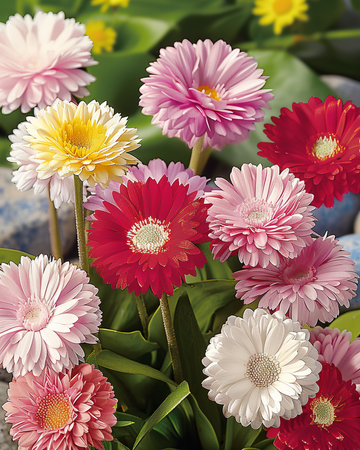 Tusindfryd storfloret blandet frø (Bellis perennis) – toårig blomst