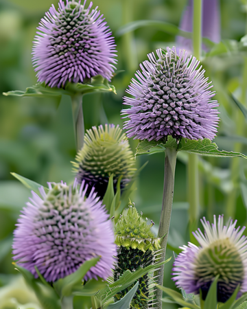 Kardeborrefrø (Dipsacus sativus) – toårig blomst