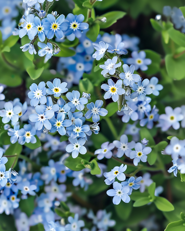 Blå forglemmigej Cottage Garden frø (Myosotis alpestris) – toårig blomst