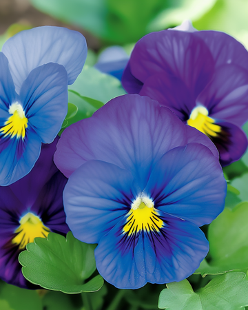 Stedmoder Ullswater frø (Viola wittrockiana) – toårig blomst