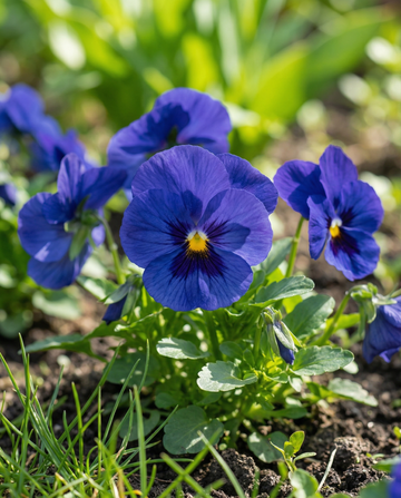 Stedmoder Ullswater (Viola wittrockiana) – toårige blomsterfrø fra SeedsChoice