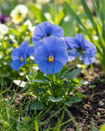 Stedmoder Celestial (Viola wittrockiana) – frø til toårig blomst fra SeedsChoice
