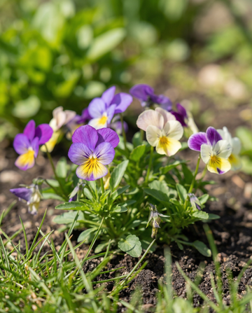 Bambini Mixed (Viola cornuta) – toårig blomst frø fra SeedsChoice