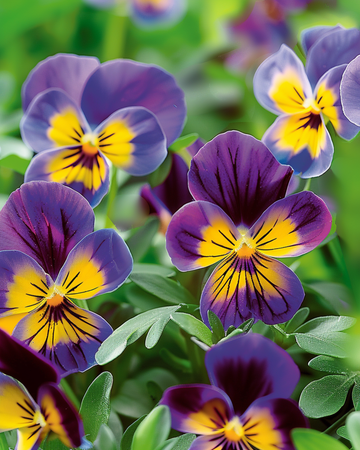 Johnny Jump Up-frø (Viola cornuta) – toårig blomst