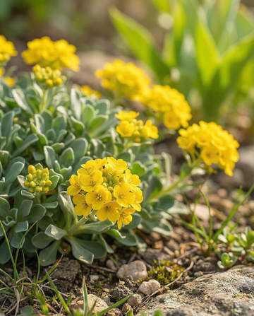 Alyssum Golddust (Aurinia saxatilis) – flerårige frø fra SeedsChoice