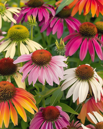 Solhat Paradiso Mix frø (Echinacea purpurea) – staudeblomst
