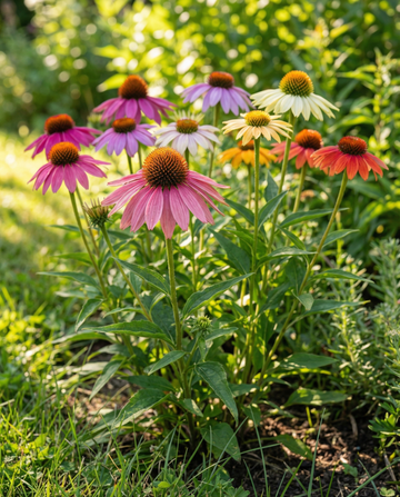 Solhat Paradiso Mix (Echinacea purpurea) – frø til staudeblomster fra SeedsChoice