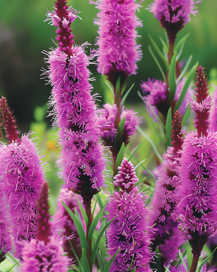 Bisseurtfrø (Liatris spicata) – staude blomst