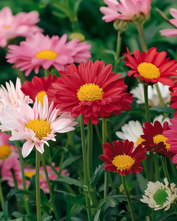 Pyrethrum Robinsons Giants frø (Tanacetum coccineum) – flerårig blanding