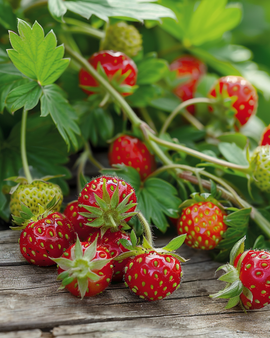 Skovjordbærfrø Baron Von Solemacher Fragaria Vesca flerårig rød frugt