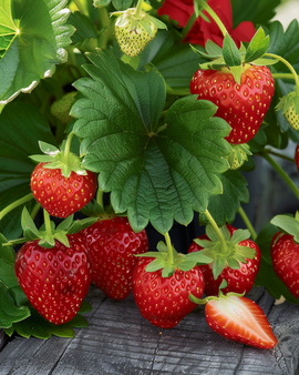 Jordbærfrø Ruby Ann F1 Fragaria ananassa flerårig