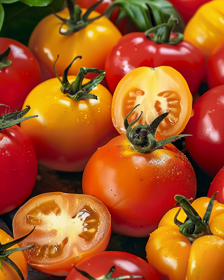 Tomat Mixed Colours Mix frø (Solanum lycopersicum) – ettårig grøntsag