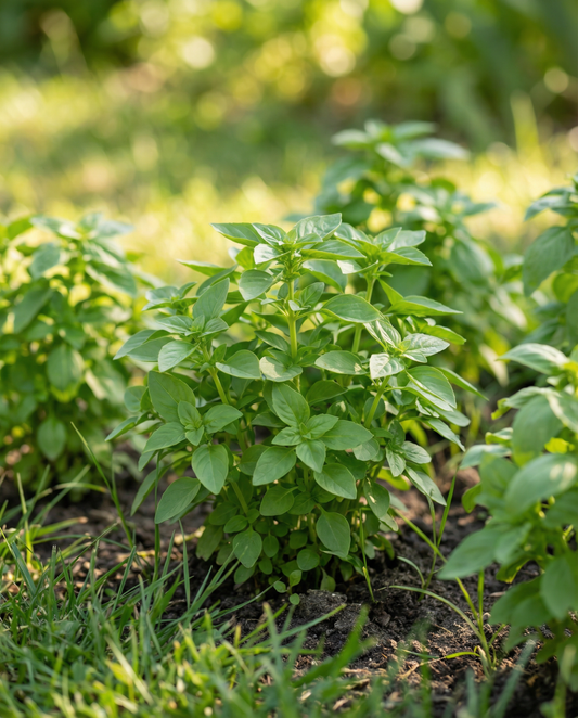 Basilikum med små blade (Ocimum basilicum) – frø til enårig urt fra SeedsChoice