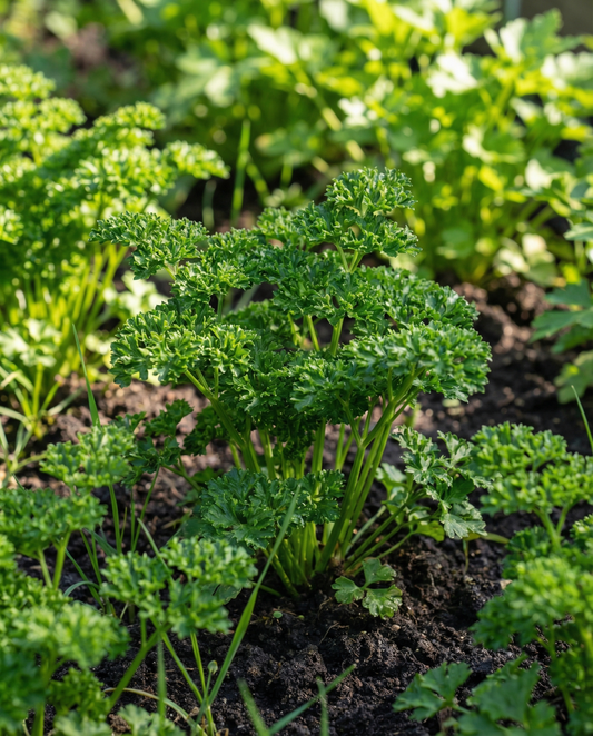 Kruset persille (Petroselinum crispum) – toårige frø fra SeedsChoice
