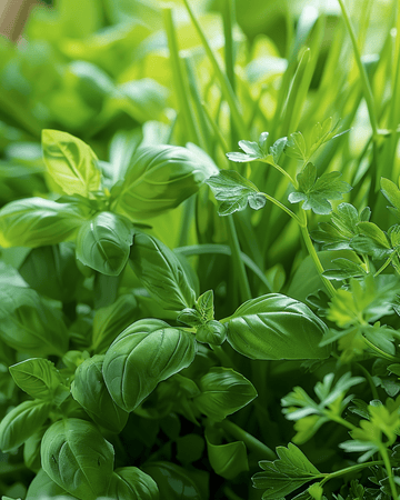 Mixture Culinary Blend Basil Parsley Chive Rocket Cress frø – enårig urt