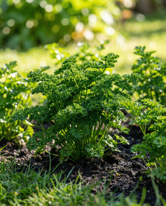Krølpersille Moss Curled (Petroselinum crispum) – toårigt frø fra SeedsChoice
