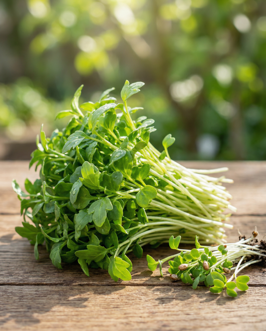 Karse bladafgrøde (Lepidium sativum) – frø til enårig grøntsag fra SeedsChoice