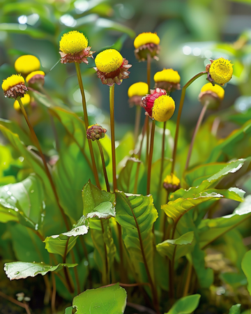 Tandpineurt-frø (Spilanthes oleracea) – etårig