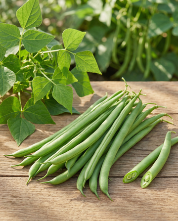 Buskbønne Argus (Phaseolus vulgaris) – frø til etårige grøntsager fra SeedsChoice