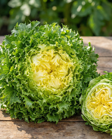 Kruset endivie De Meaux frisée-type (Cichorium endivia) – frø til etårig grøntsag fra SeedsChoice