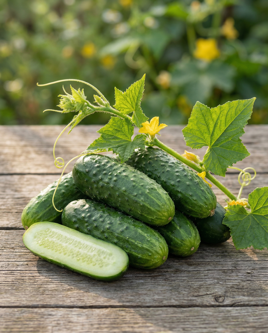 Agurk National Parisian Pickling (Cucumis sativus) – etårige grønsagsfrø fra SeedsChoice