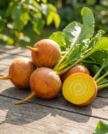 Rødbede Burpee's Golden gulfledet (Beta vulgaris) – etårlige grøntsagsfrø fra SeedsChoice