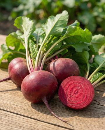 Rødbede Egyptian Turnip Rooted (Beta vulgaris) – etårige grøntsagsfrø fra SeedsChoice