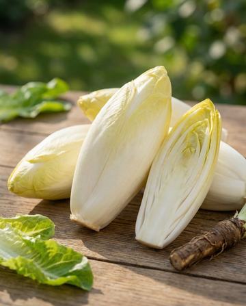 Cikorie Brussels (Cichorium intybus) – frø til toårig grøntsag fra SeedsChoice