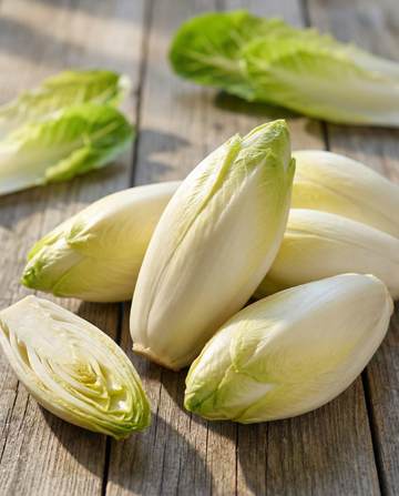 Bruxellescikorie Videna (Cichorium intybus) – toårige grøntsagsfrø fra SeedsChoice