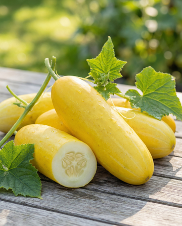 Agurk Gele Tros Heirloom (Cucumis sativus) – frø til enårig grøntsag fra SeedsChoice
