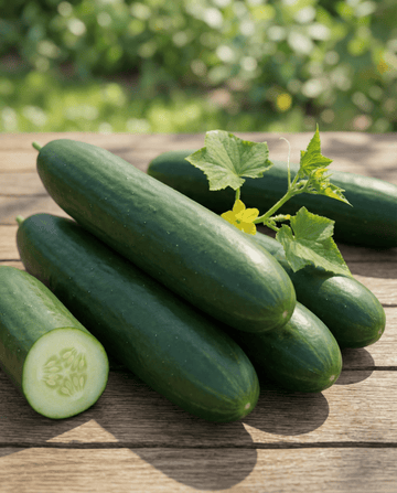 Agurk Johanna Slicing (Cucumis sativus) – ettårige grøntsagsfrø fra SeedsChoice