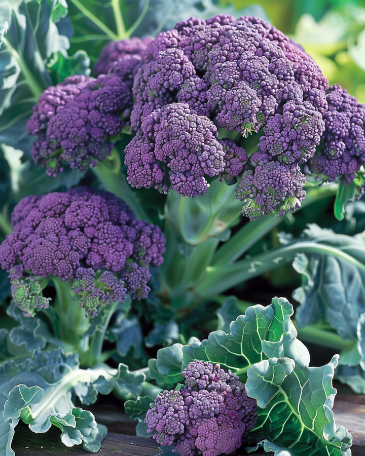 Lilla spirende sommerbroccoli frø (Brassica oleracea) – etårige spiringsfrø
