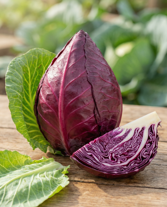 Rød spidskål Kalibos (Brassica oleracea) – ettårige grøntsagsfrø fra SeedsChoice
