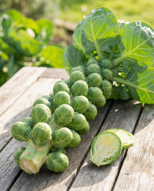 Rosenkål Groninger Winter Harvest (Brassica oleracea) – etårige frø fra SeedsChoice