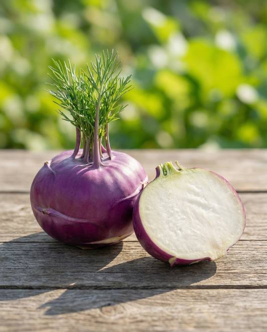 Kohlrabi Blaro (Brassica oleracea) – etårige grøntsagsfrø fra SeedsChoice
