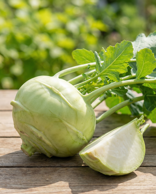 Kålrabi Superschmelz (Brassica oleracea) – etårige grøntsagsfrø fra SeedsChoice