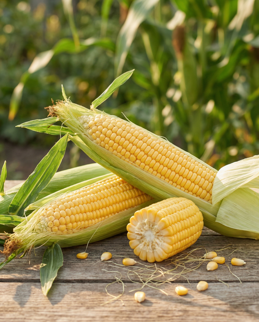Sukkermajs Tasty F1 Yellow (Zea mays) – etårige grøntsagsfrø fra SeedsChoice