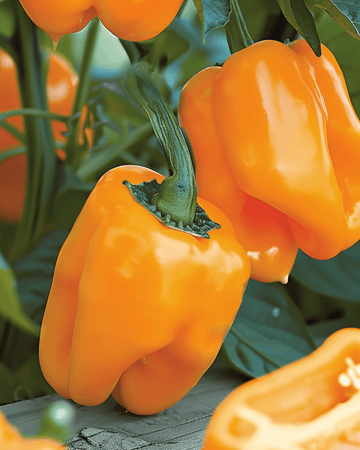 Sød peber Orange Horizon frø (Capsicum annuum) – enårig grøntsag