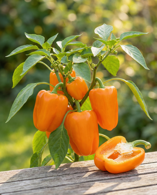 Sweet Pepper Orange Horizon (Capsicum annuum) – annual vegetable seeds from SeedsChoice