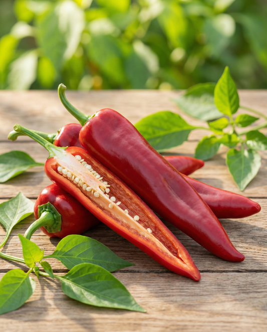 Sød peber Atris F1 (Capsicum annuum) – frø til enårig grøntsag fra SeedsChoice