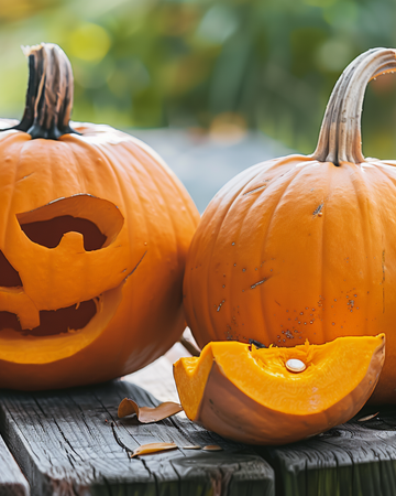 Halloween-græskarfrø Jack O Lantern (Cucurbita pepo) – etårig grøntsag