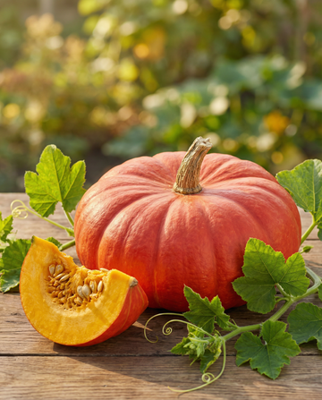 Græskar Rouge Vif D'etampes (Cucurbita maxima) – ettårigt grøntsagsfrø fra SeedsChoice