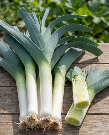 Porre Bluegreen Winter (Allium porrum) – frø til enårig grøntsag fra SeedsChoice